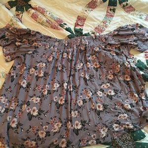 American Eagle soft and sexy off the shoulder top